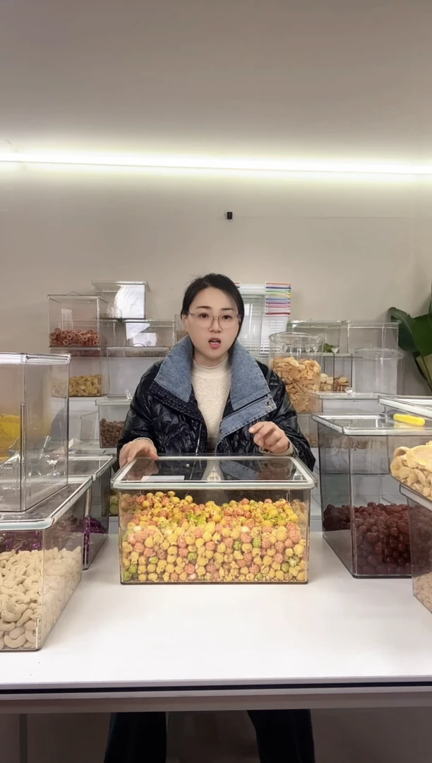 透明款德****号40*30*20玻璃盖密封盒 5套  小铲1个