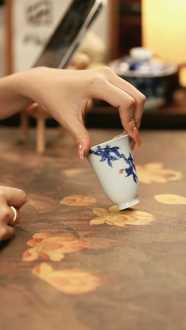 陶瓷手工手绘茶器-4