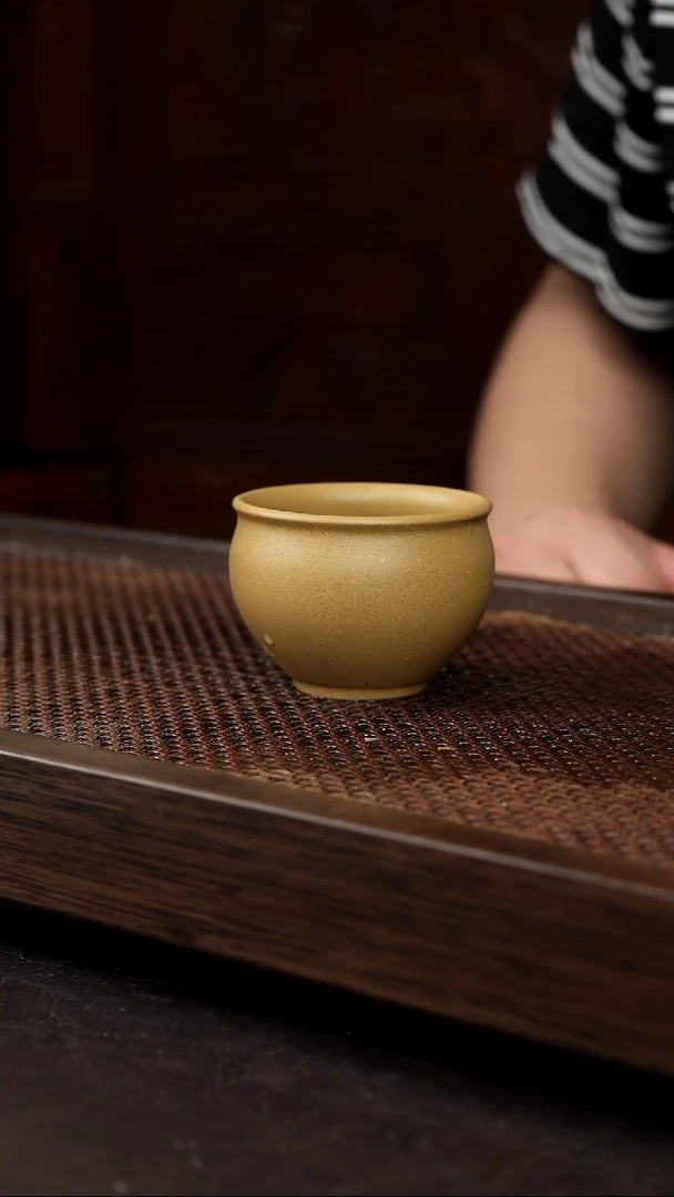 茶壶紫砂黄金段圆融杯