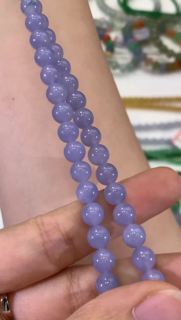 未镶嵌手串翡翠D242多样性一件发货紫货有色差