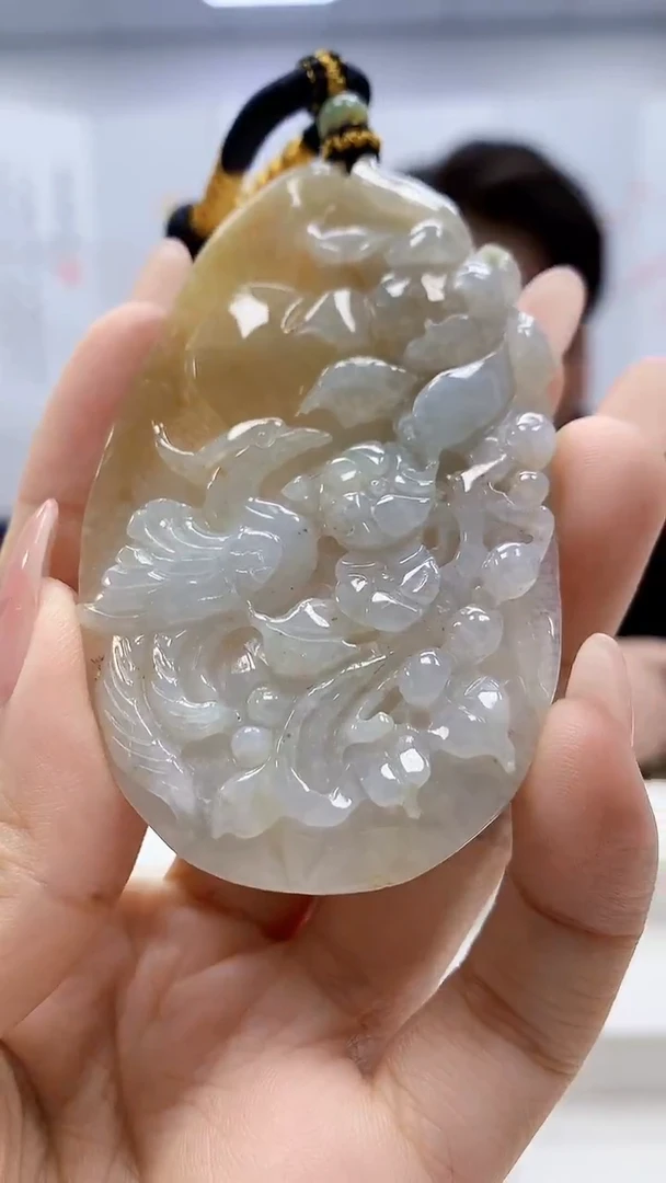 未镶嵌定制翡翠5060ty-毛货挂件45
