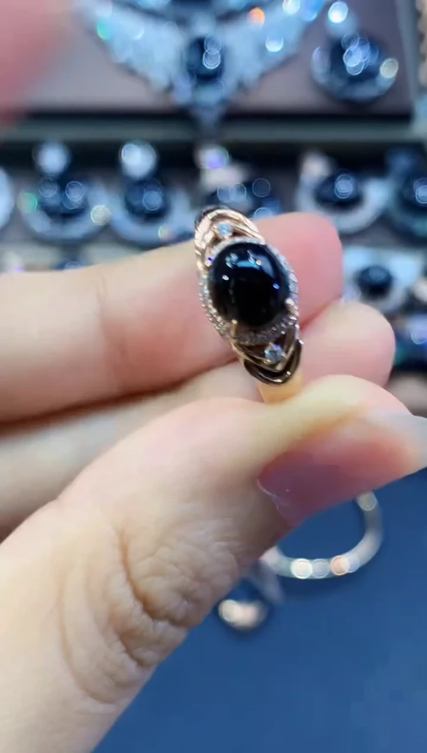 18K金镶嵌戒指翡翠C39