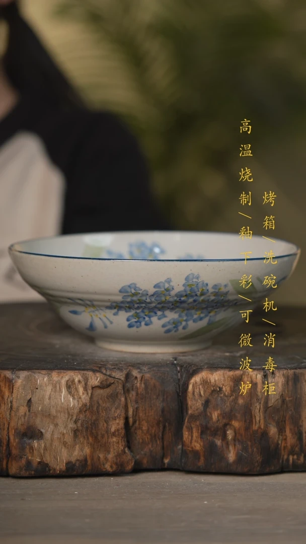 【闪购商品】碗景德镇高温釉下彩可微波烤箱洗碗机