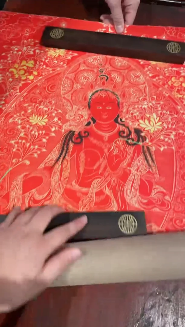 卷轴画手绘唐卡004