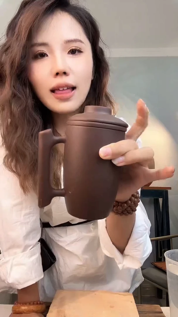 泗水砭石五色土柴烧滤芯杯（450ML）