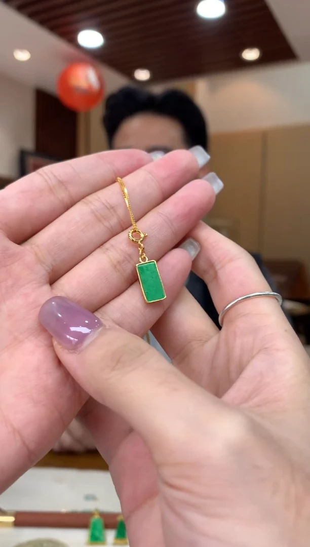 吊坠(不含链)未镶嵌翡翠无事牌