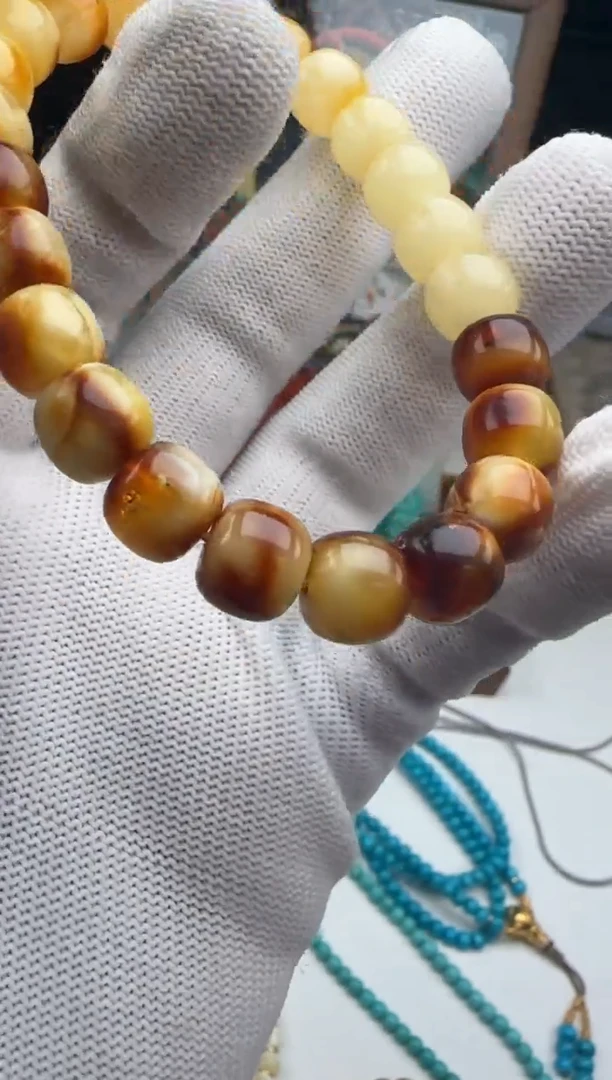 裸石蜜蜡未镶嵌沈*手串手串