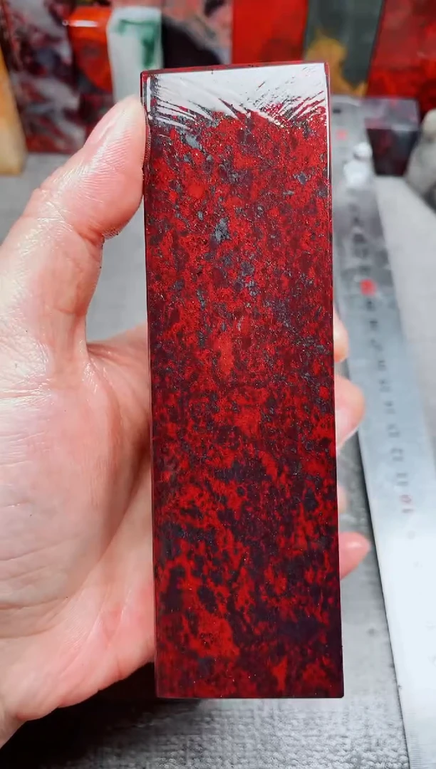 桂林鸡血玉素章--25