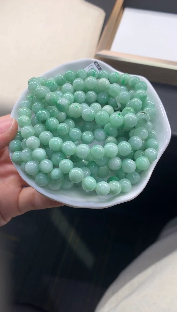 未镶嵌手串翡翠FC406 翡翠手串 多样性发其一