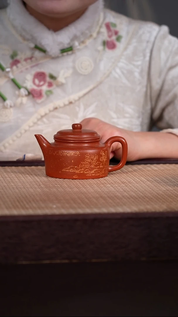茶壶紫砂粗砂朱泥 150cc