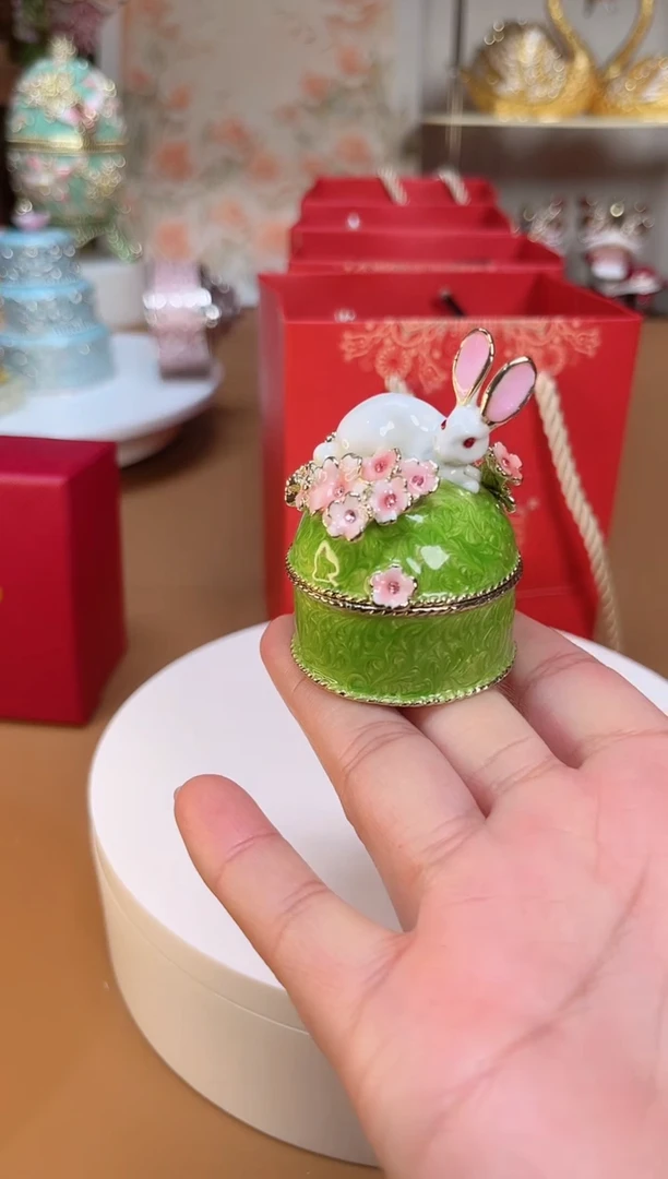 【闪购商品】易尚宝珐琅彩首饰盒
