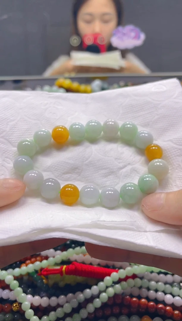 颈饰未镶嵌翡翠10MM