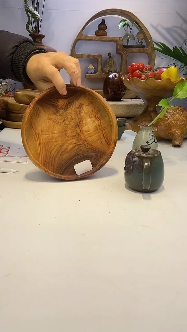 【闪购商品】香樟木A27精品圆盘干泡/尺寸20*4