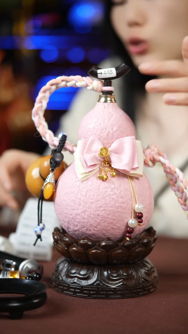 【闪购商品】448号500ml左右的非遗漆器酒葫芦