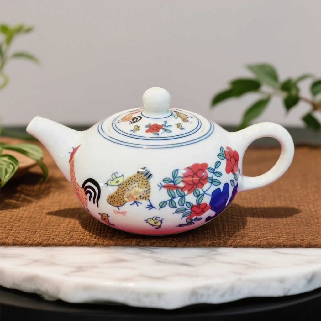 景德镇陶瓷  经典  泡茶壶
