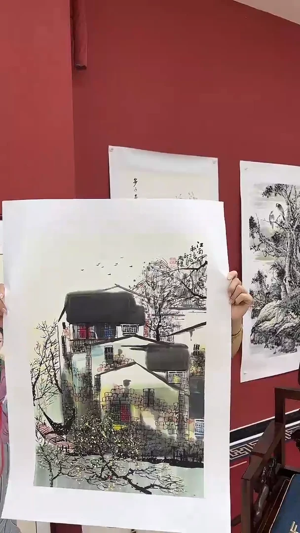 书法豆树隶《精品国画》