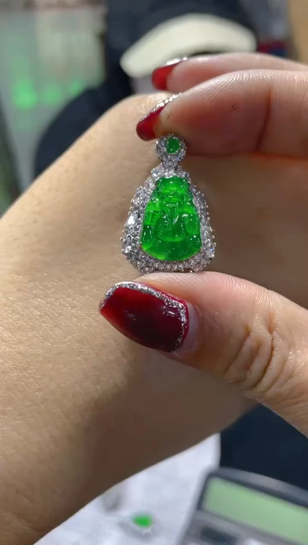 【闪购商品】定制翡翠未镶嵌天然A货翡翠假一罚四（多样性）