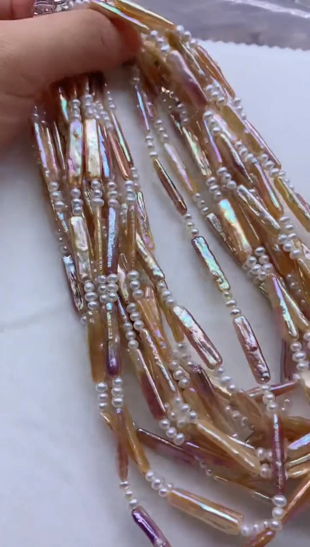 【闪购商品】淡水珍珠项链合金多发其一