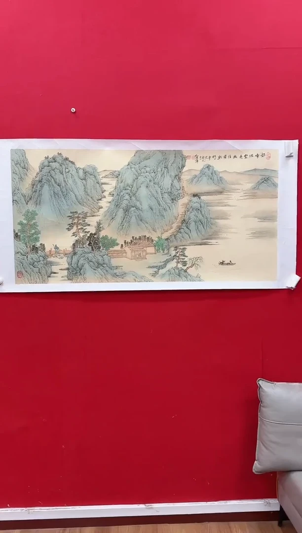 国画Z天津人美--左近伟-8平尺国画