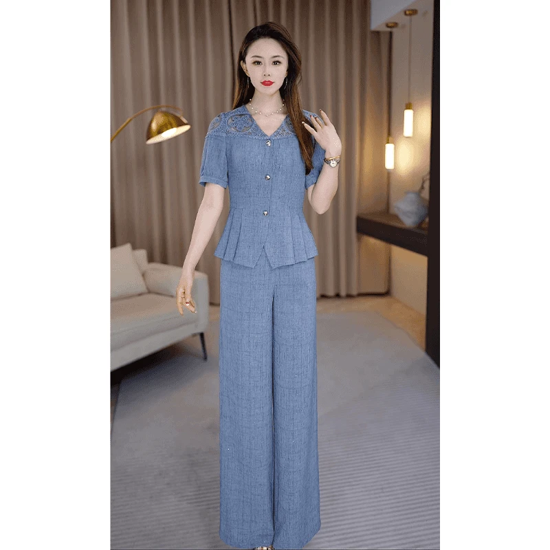 拉夏贝尔时尚职业套装女士2025新款爆款高级感高端品牌穿搭两件套