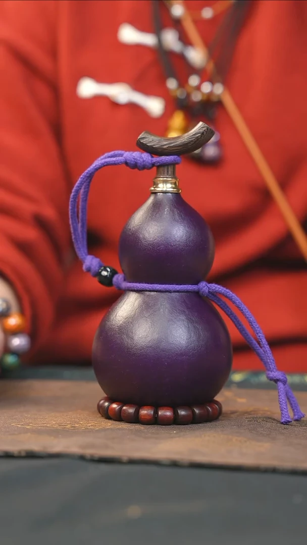 【闪购商品】RO107大漆酒葫芦不包手串及旋转底座