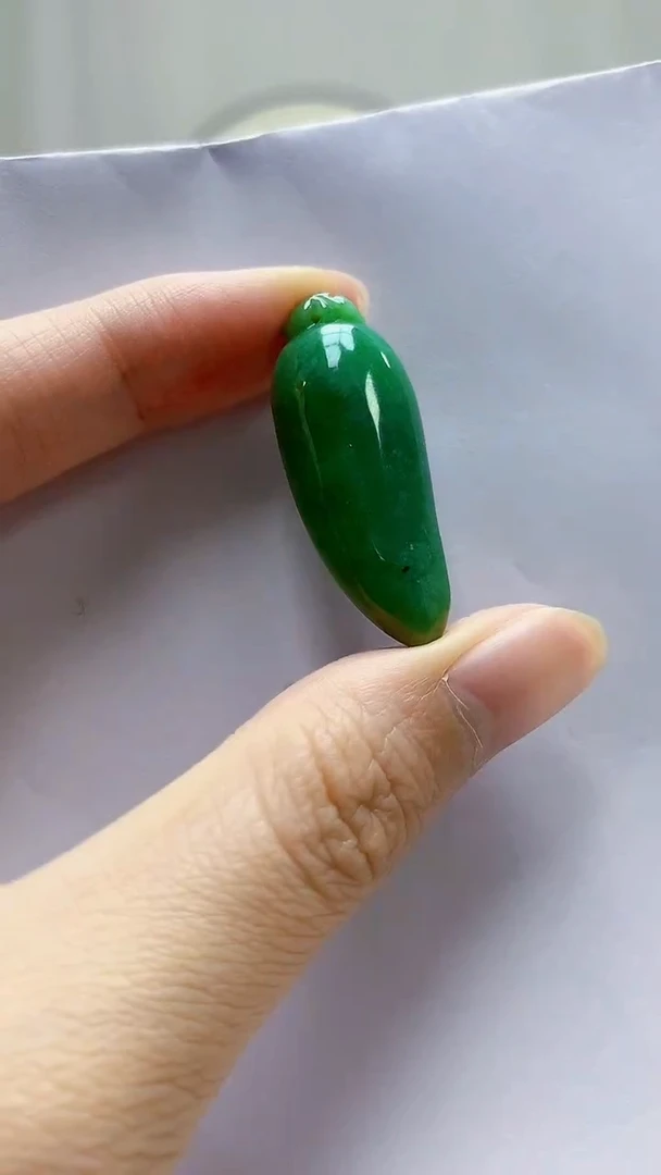 未镶嵌定制翡翠5145zm-毛货挂件瓜115