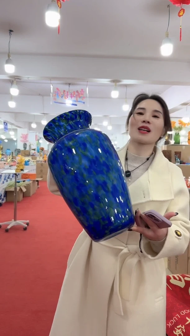 【闪购商品】无铅玻璃美全花器-z-早4