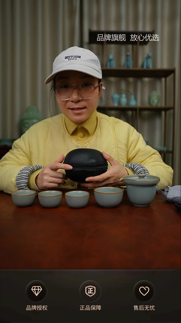 【闪购商品】一级仿古一壶四杯手抓壶无底款