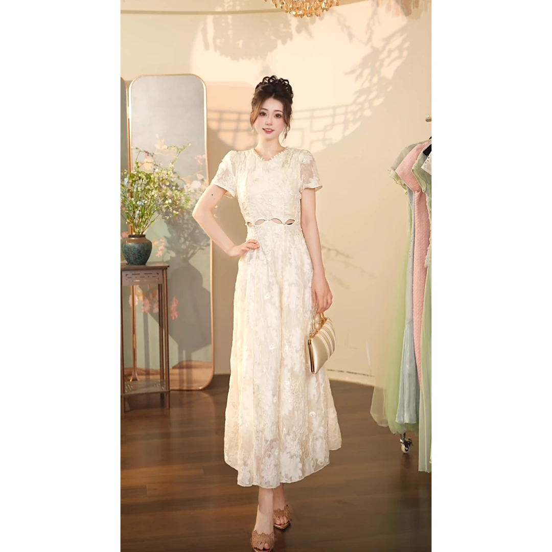 瑞瑞定制-1517（）连衣裙G403