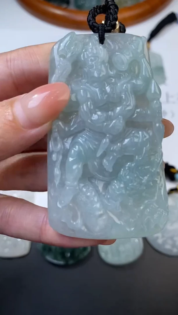 未镶嵌挂件翡翠305857   多人