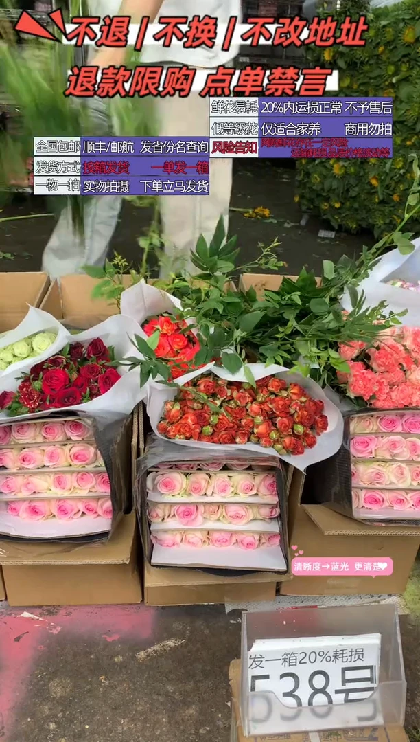 538号♥含20%耗损发一箱