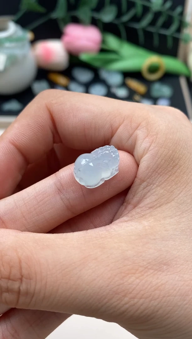 【闪购商品】翡翠颈饰未镶嵌翡翠冰胶貔貅