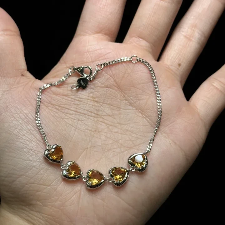 黄水晶手链 黄水晶手链