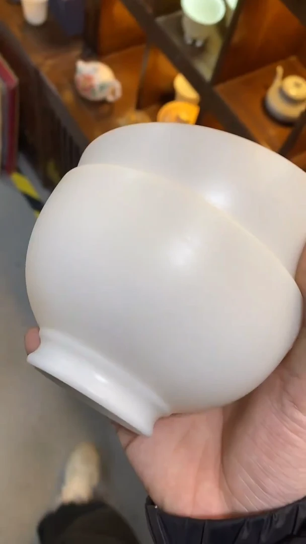 瓷片一对小号陶瓷茶具茶器