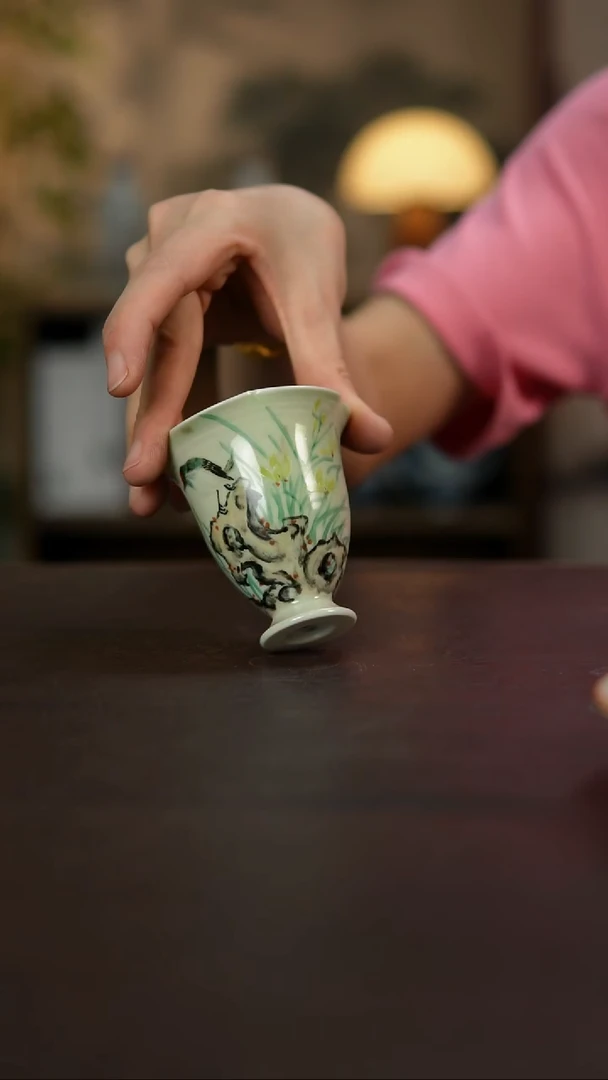 杯景德镇陶瓷杯碗柴烧多人