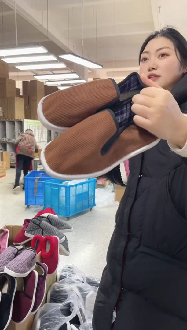 2-7咖色松紧棉麻40码