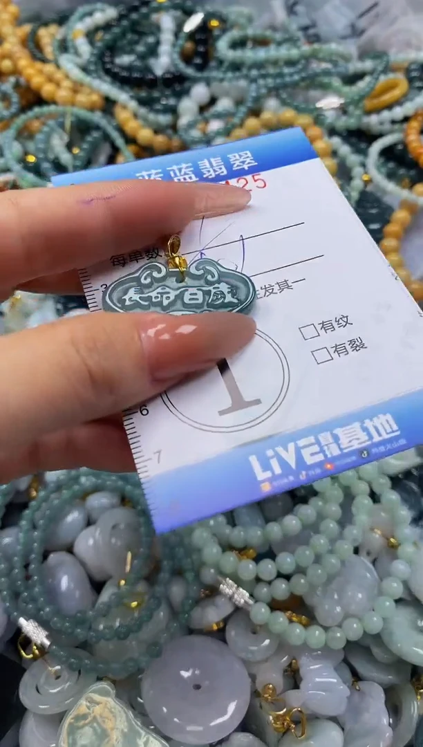 翡翠未镶嵌颈饰闪购0280425多样性发其一