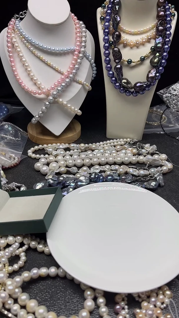 淡水珍珠未镶嵌颈饰多人