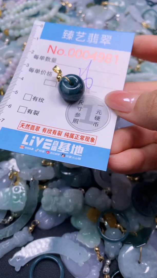颈饰未镶嵌翡翠4981