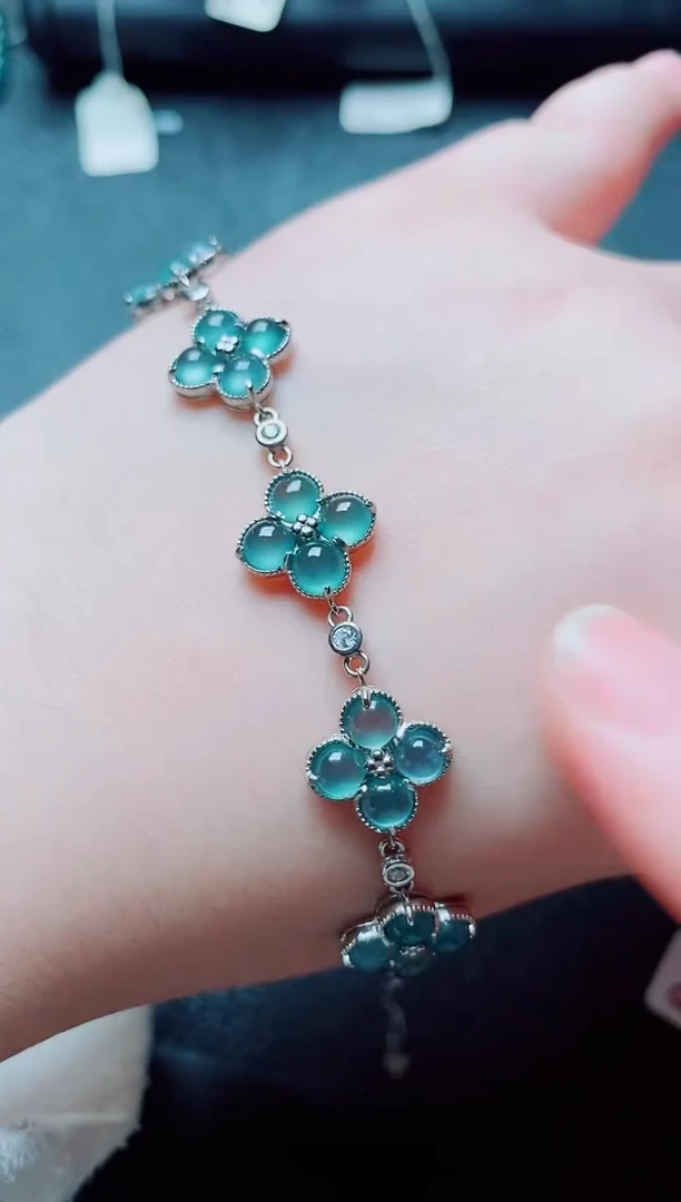 银S925镶嵌戒指翡翠111