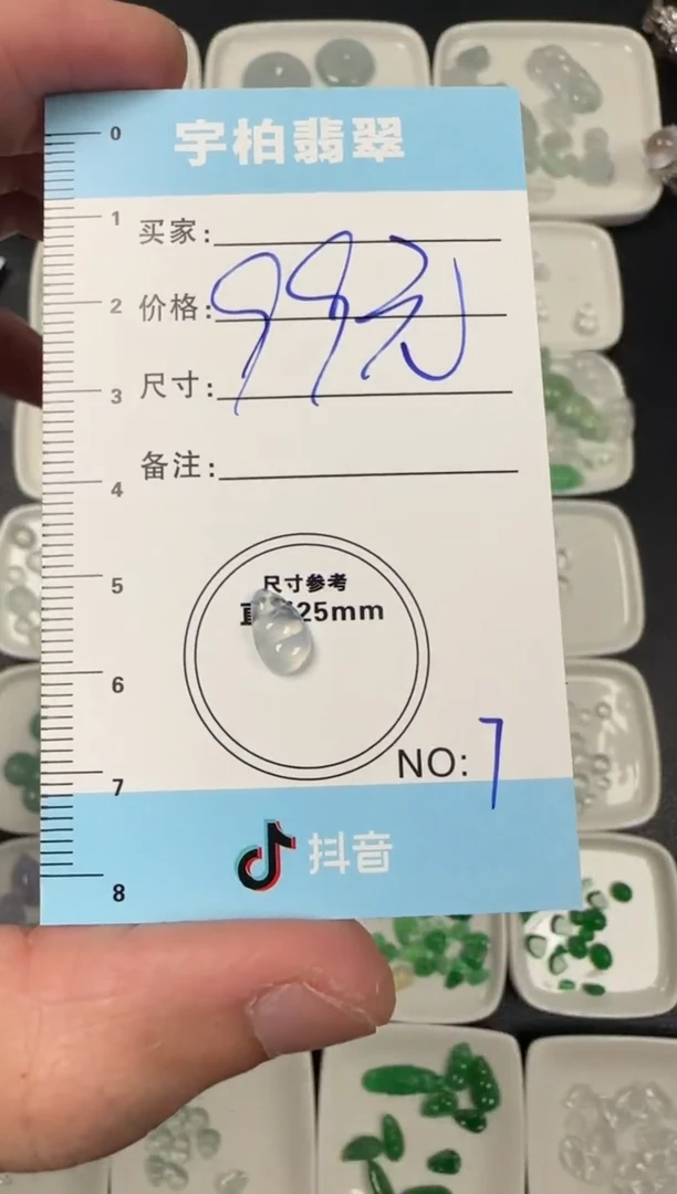 未镶嵌定制翡翠 天然A货翡翠+豆子07