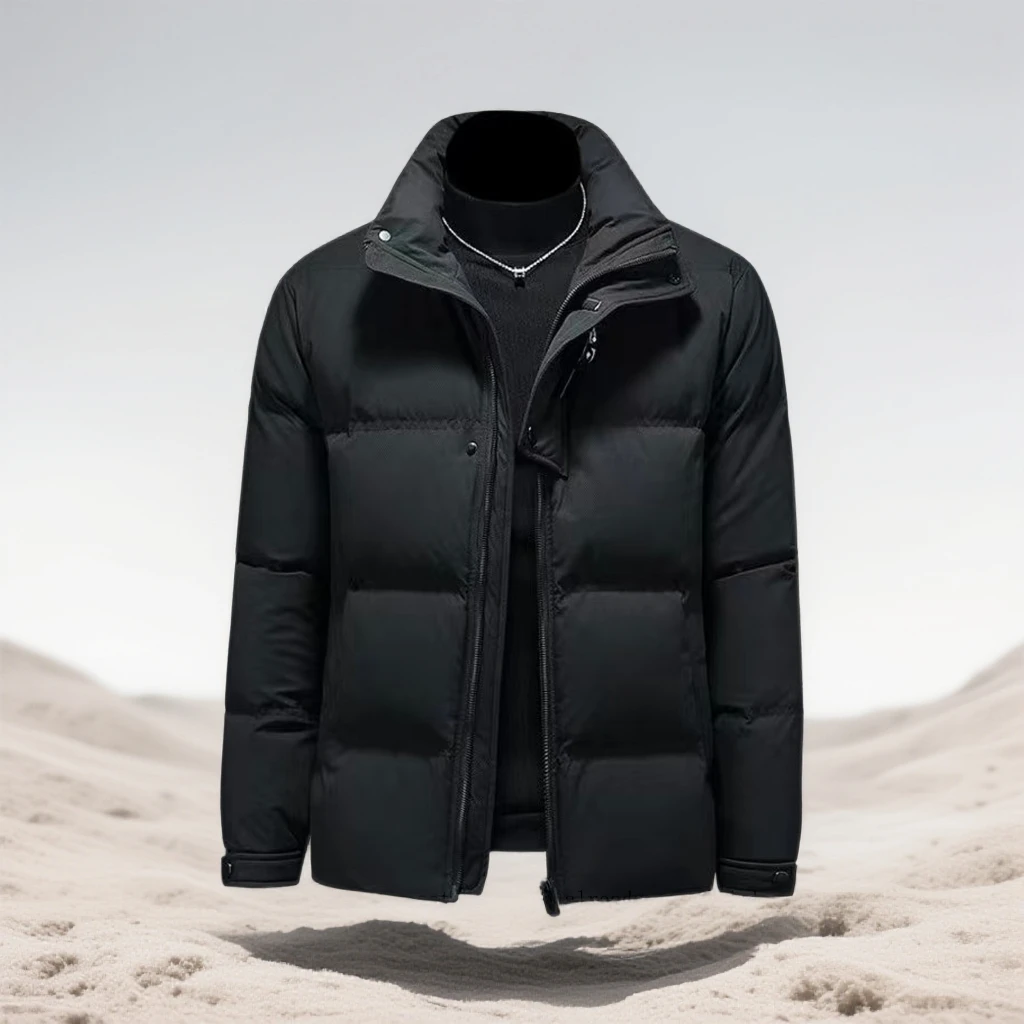 宾斯洛特时尚冬季新款男士白鸭绒羽绒服商务休闲潮牌保暖防寒外套