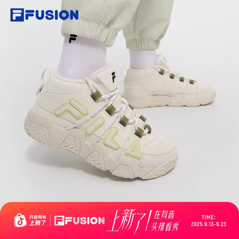 加绒保暖丨FUSION斐乐潮牌男女鞋2025年新款保暖运动鞋复古面包鞋