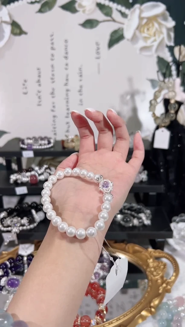 【闪购商品】水晶手链未镶嵌天然水晶默认微瑕 多样性发货发其一