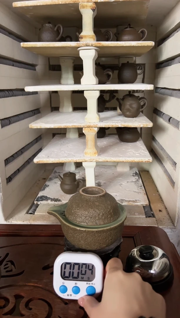 【闪购商品】冰碛岩陶制手工公道盖碗手抓