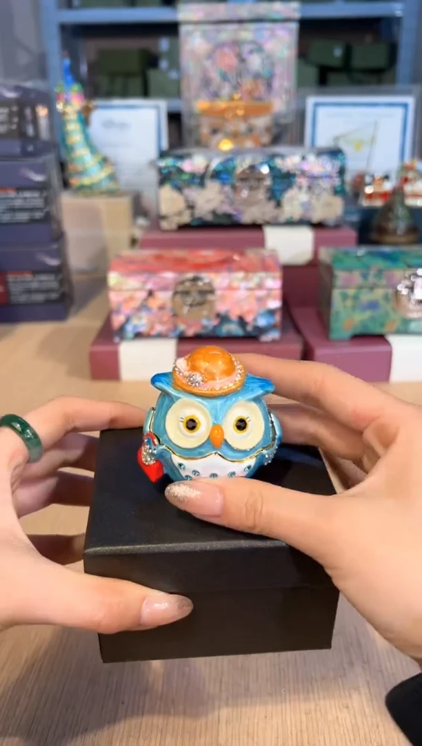 【闪购商品】杯268蓝色猫头鹰女士