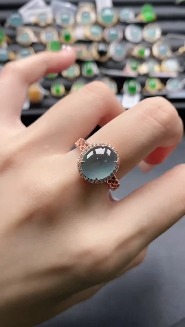 【闪购商品】翡翠戒指银S925镶嵌11111-