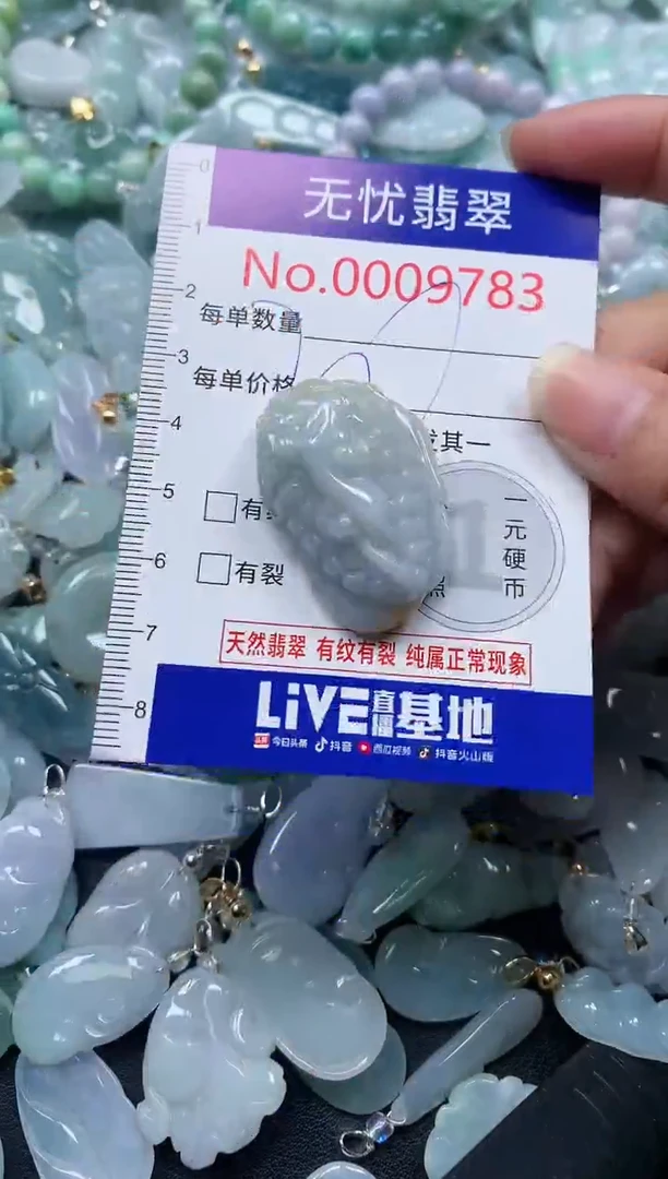 颈饰未镶嵌翡翠9783