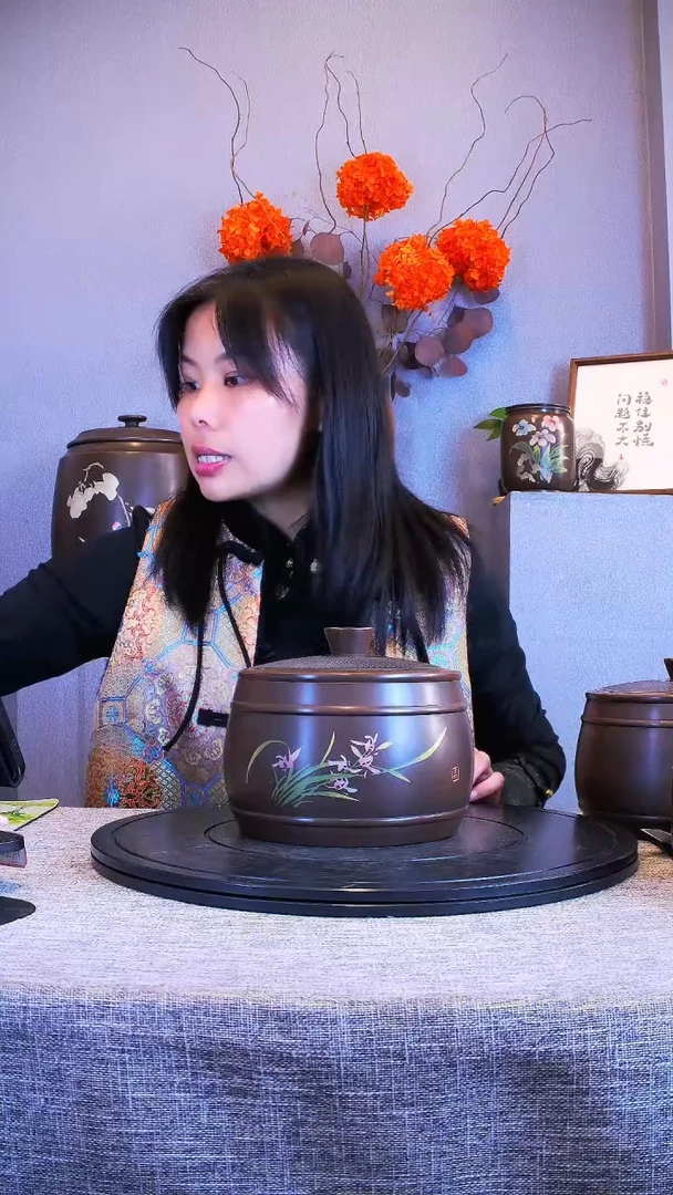 【闪购商品】建水全手工紫陶茶罐精磨298