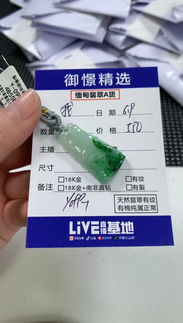 翡翠未镶嵌颈饰51